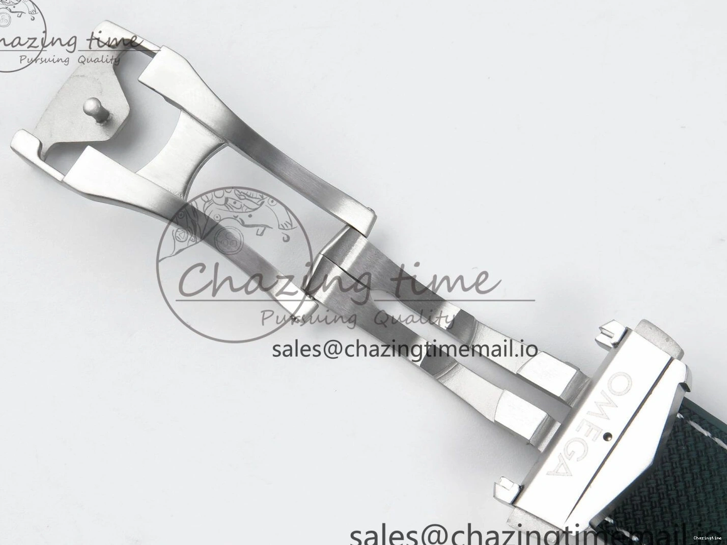 0416 Bold Seamaster Planet Ocean 600M 43.5mm SS SCF 1:1 Best Edition Green Bezel Gray Dial on Green Rubber Strap A8900 Super Clone 7666